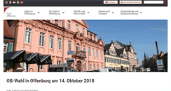 Desktop Screenshot of offenburg.de