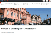 Tablet Screenshot of offenburg.de