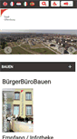 Mobile Screenshot of buergerbuerobauen.offenburg.de